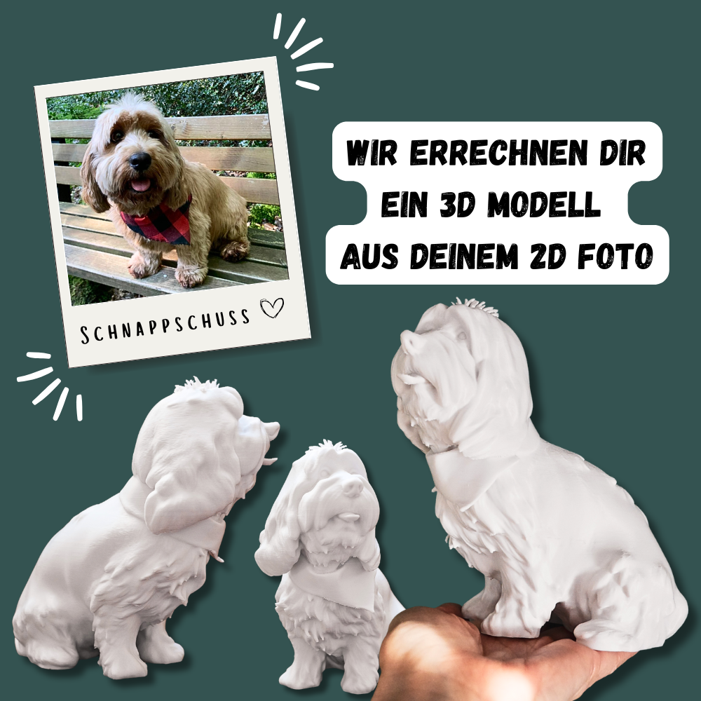 3D Figur von Deinem Seelentier 10cm