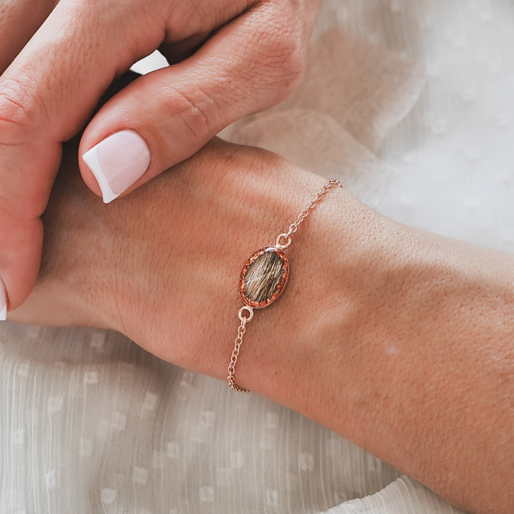 Fell Armband PURE oval