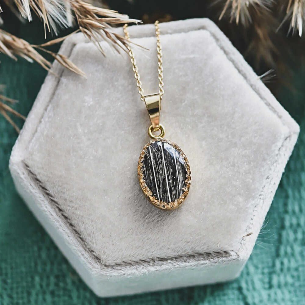 Fell Halskette PURE oval